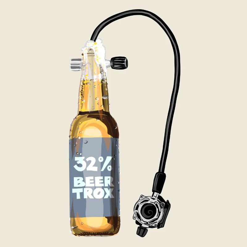 Beertrox, réservoir de plongée