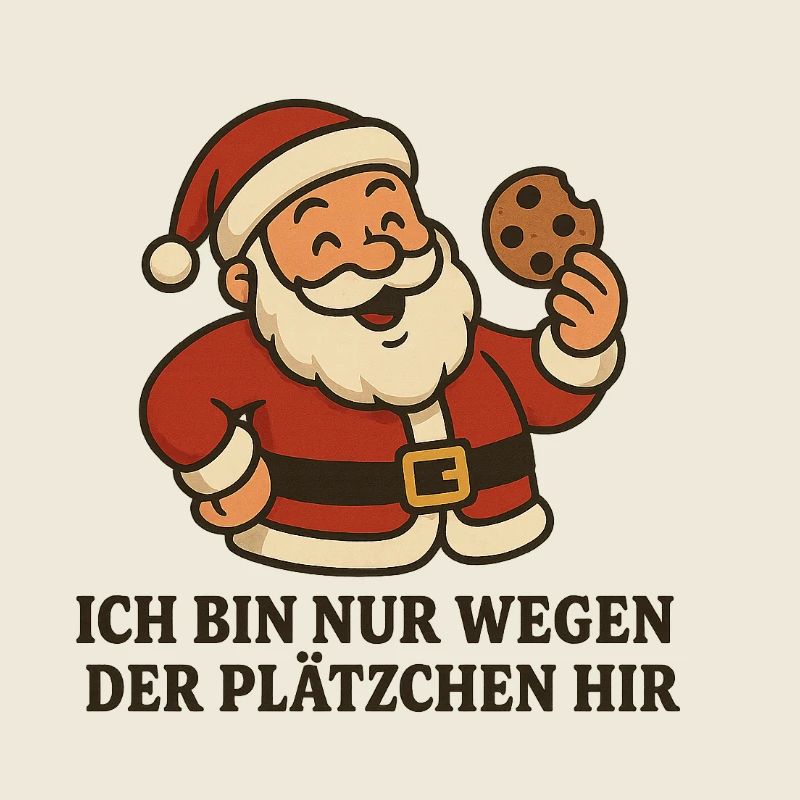 Santa Plätzchen Spruch