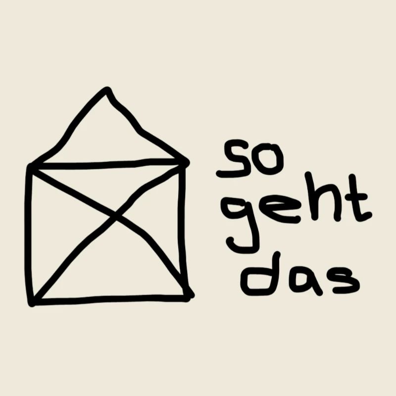 So geht das: Envelope Handlettering