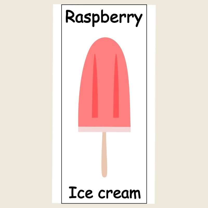Raspberry Ice cream
