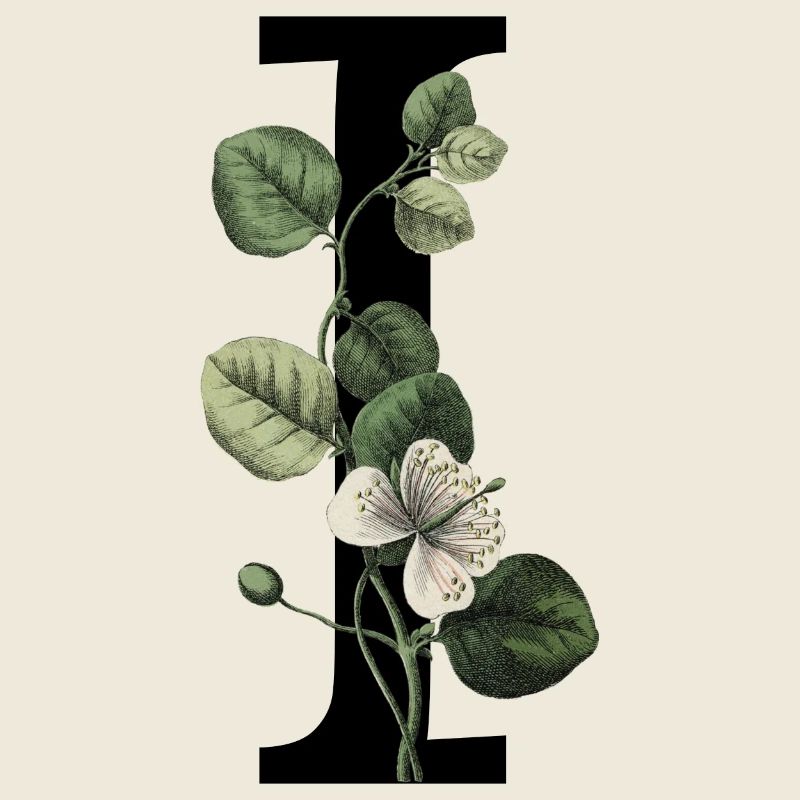 Buchstabe I Grüne Botanik