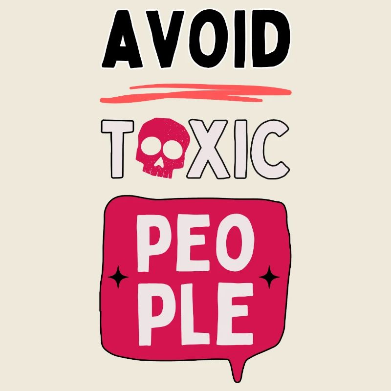 Vermeide toxische Menschen – Schädel