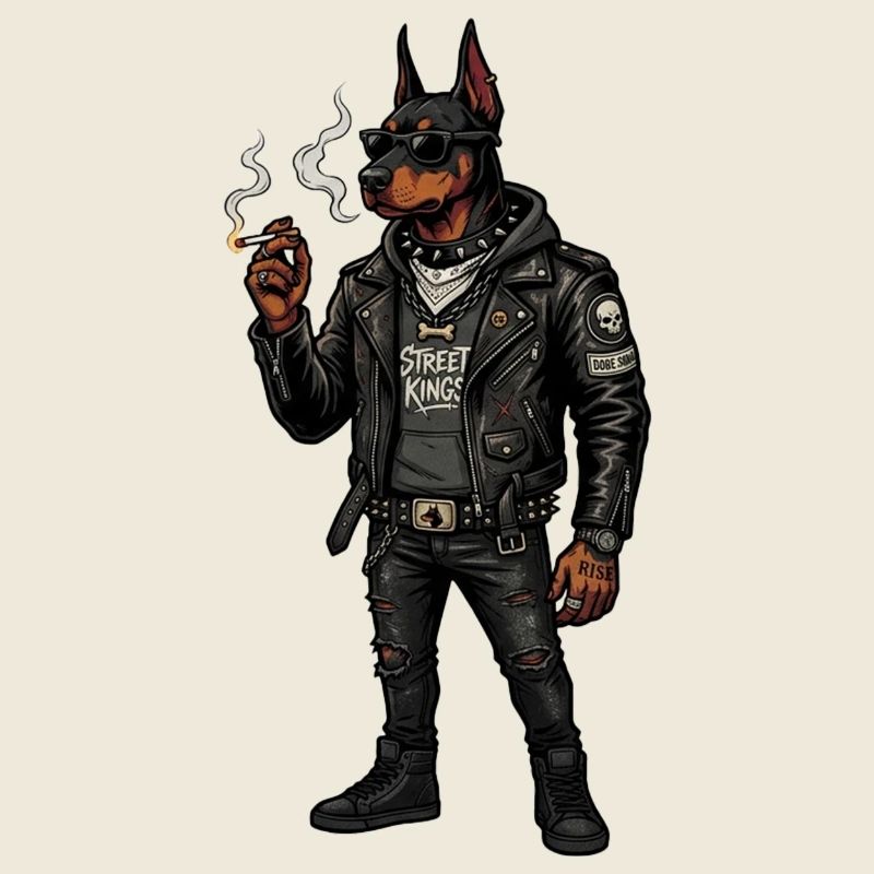 Doberman Rebel Street
