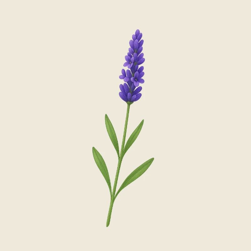 Lavender blossom – delicate natural art