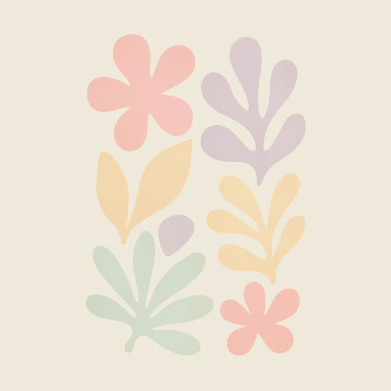 Harmonie florale – nuances pastel douces