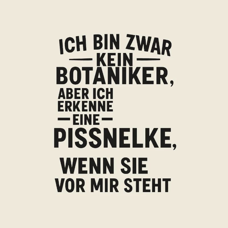 Ich bin zwar kein Botaniker, aber ich kenne eine..