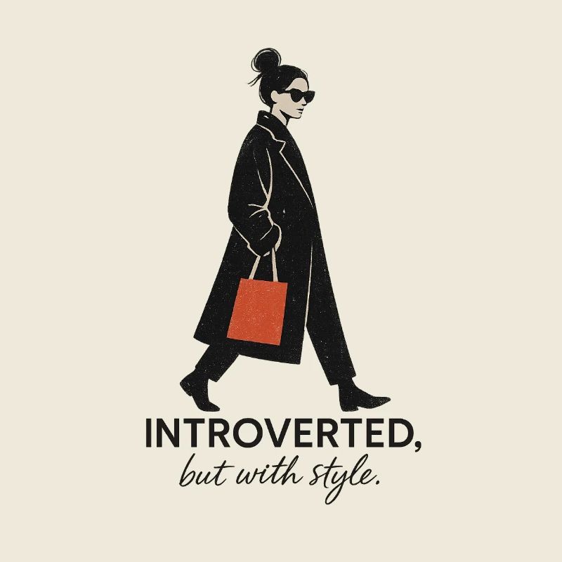 Introverted, but with style.