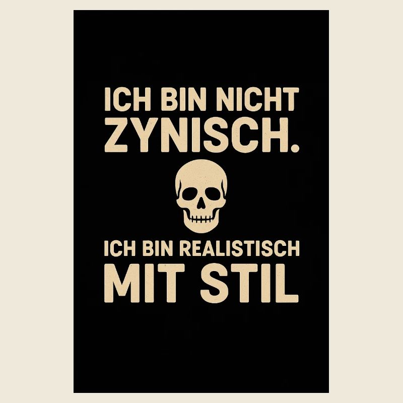 „Ich bin nicht zynisch