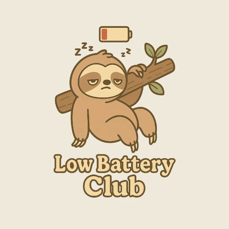 Low Battery Club – Sloth Edition