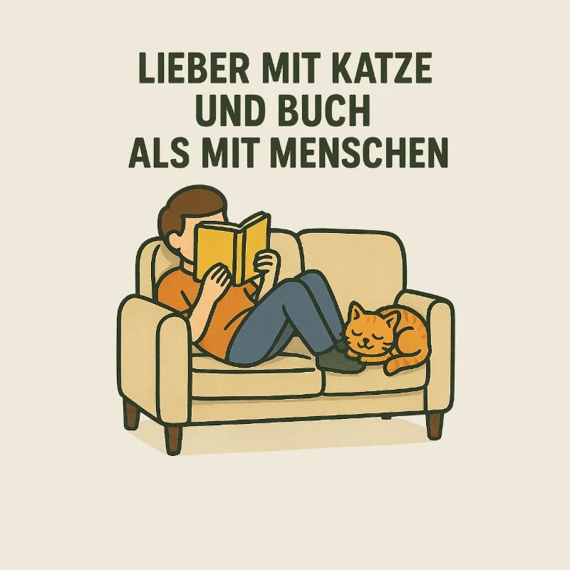 Katze Weltkatzentag Kater Sofa Chill Buch relax