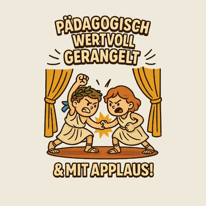 Pedagogically valuable wrangling theatre