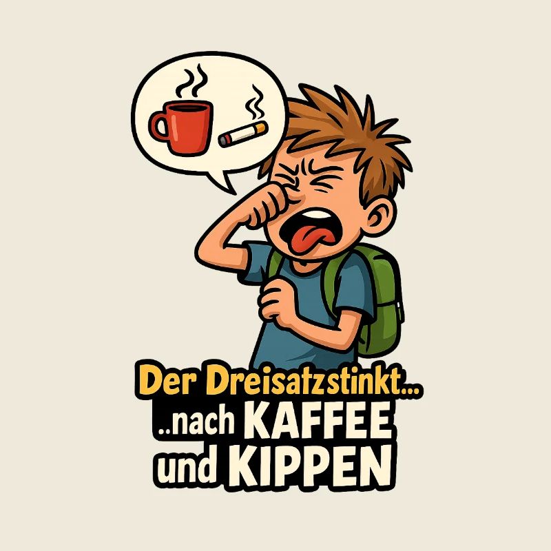 Lehrer Kaffee Zigaretten Mundgeruch