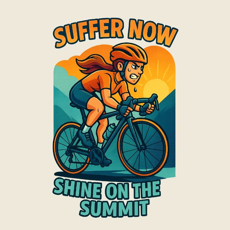 Maillot de cycliste sur route Suffer Now Shine Summit
