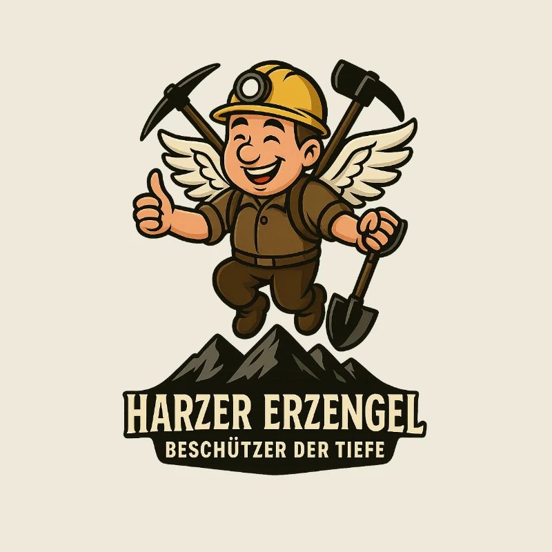 Harzer Erzengel Bergbau Kumpel Spitzhacke