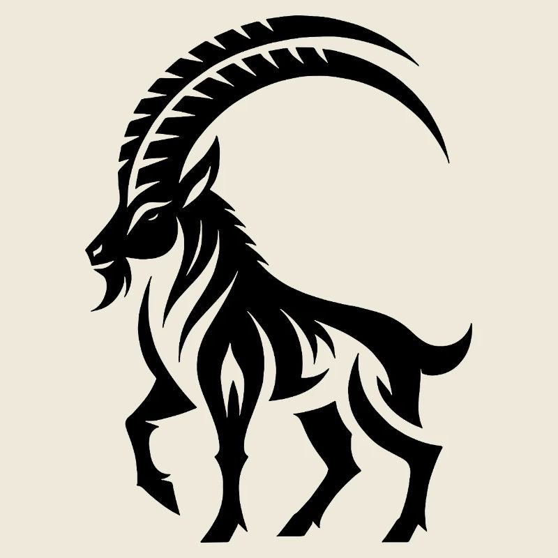 Sternzeichen Tattoo Stolzer Steinbock