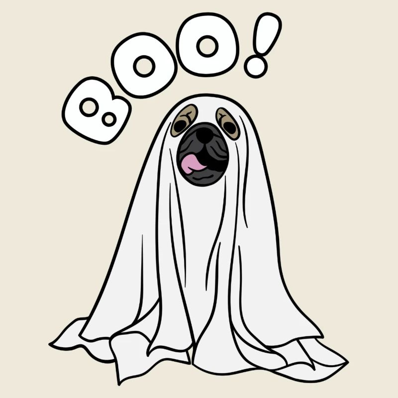 Halloween Hunde Geist