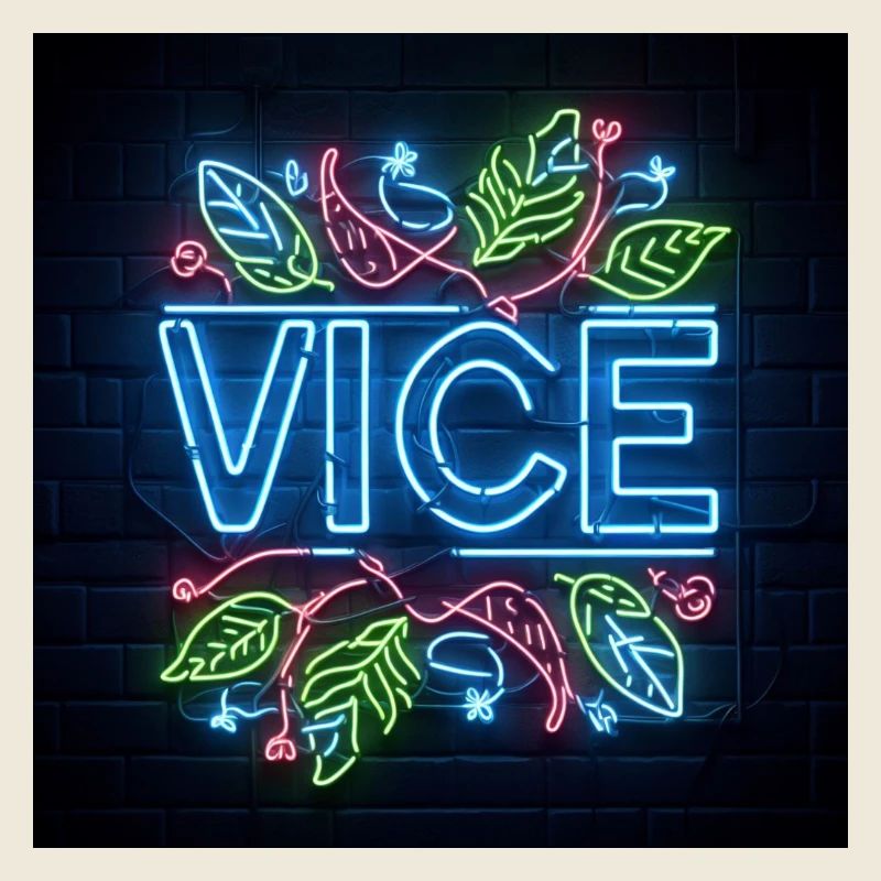 Neon VICE Sign