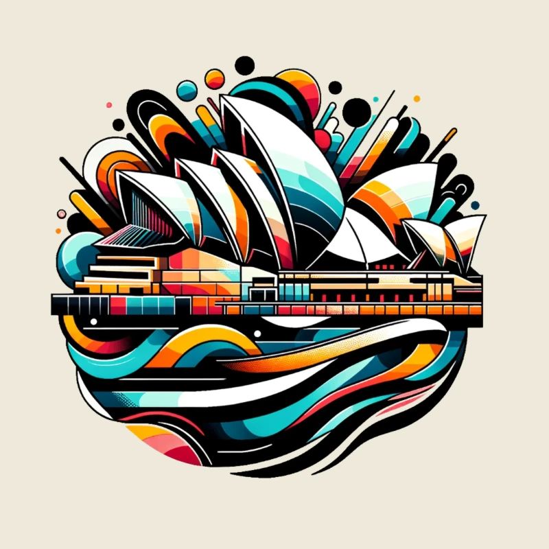 Sydney Opera Abstract