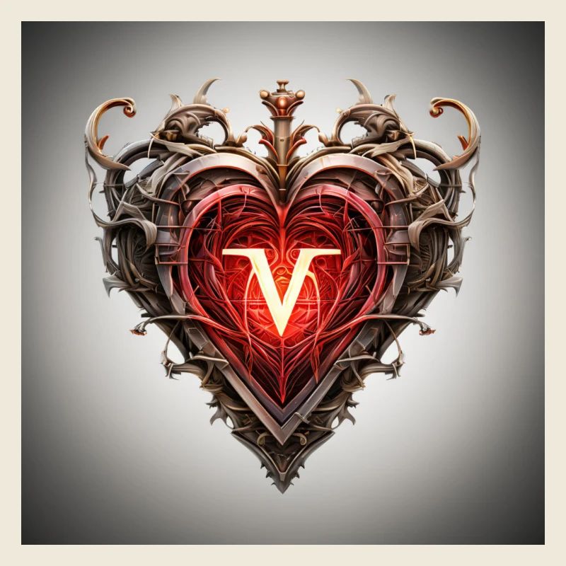 Heart "V"