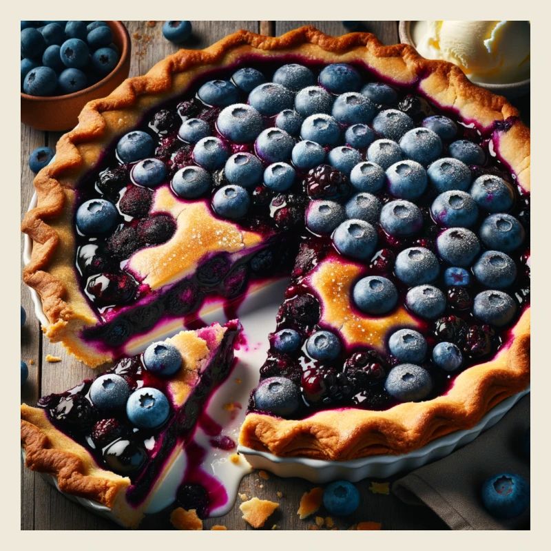 Blueberry pie