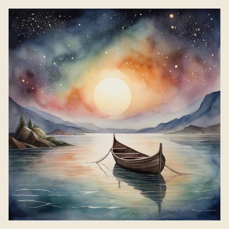 Celestial Boat – A Journey Through Time and Space