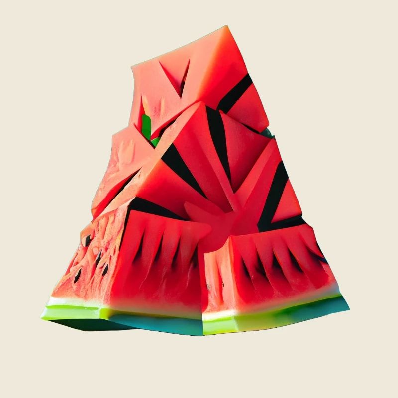 Ein Stück Wassermelone