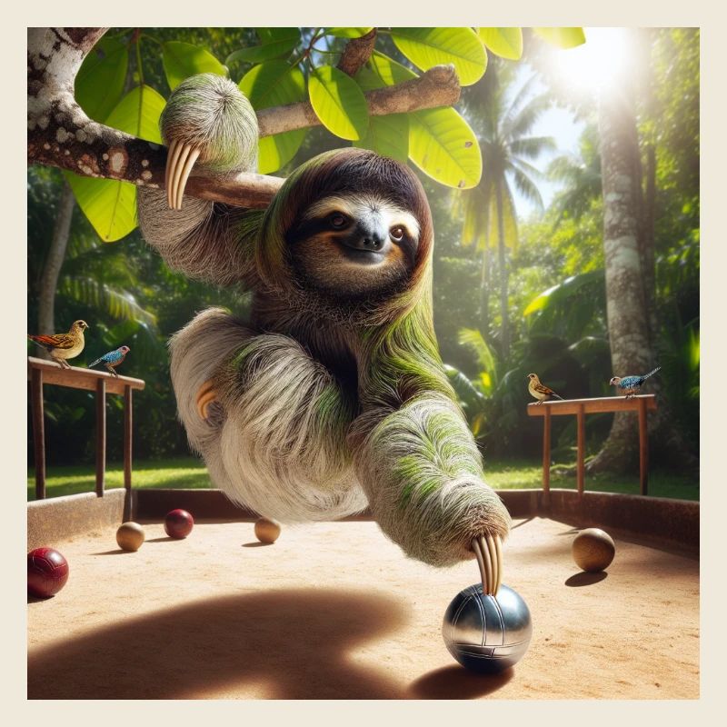 Pétanque Sloth Tramp