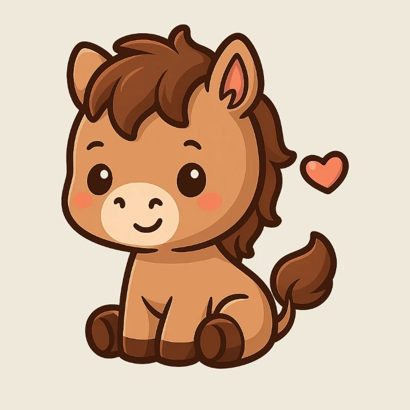 Kleines Pony – verspielt & liebenswert