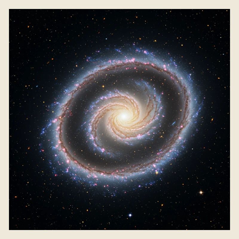 Galaxy Spiral Art Print