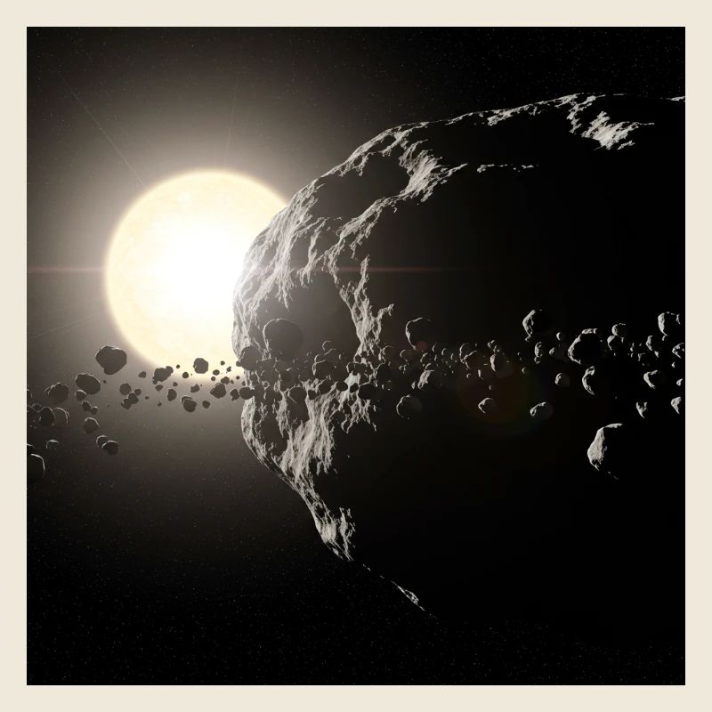 Lune et ciel étoilé