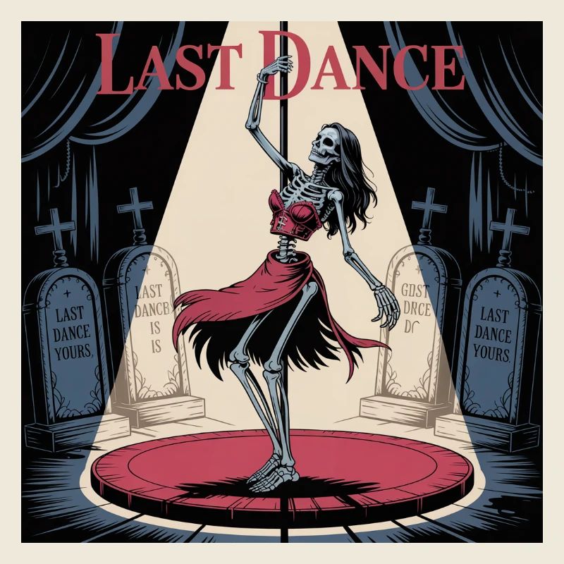 Witziges Design einer Gogo-Tänzerin