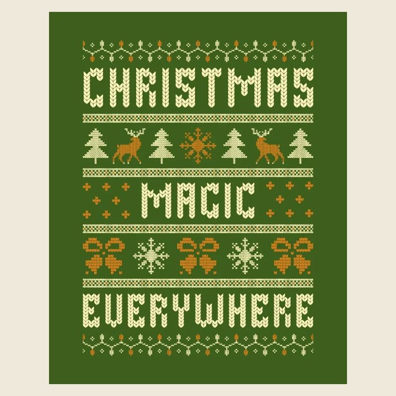 Christmas Knit Magic Everywhere