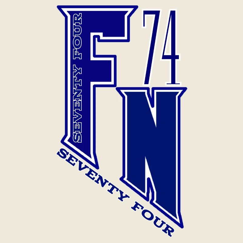 FN SEVENTY FOUR bleu