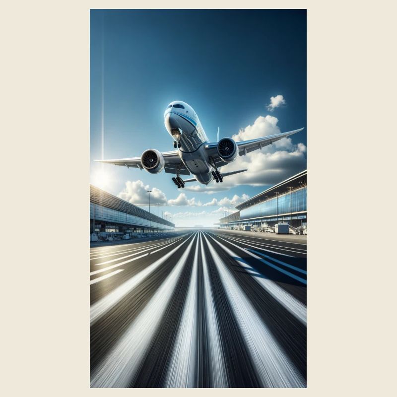 Atterrissage de l’avion