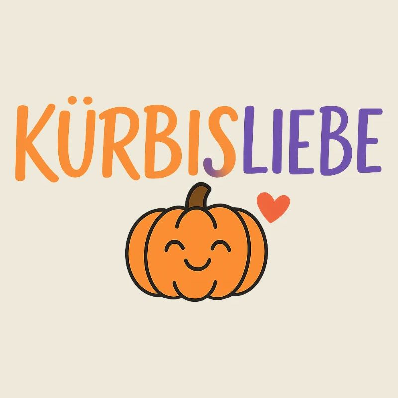 Kürbisliebe Comic Design