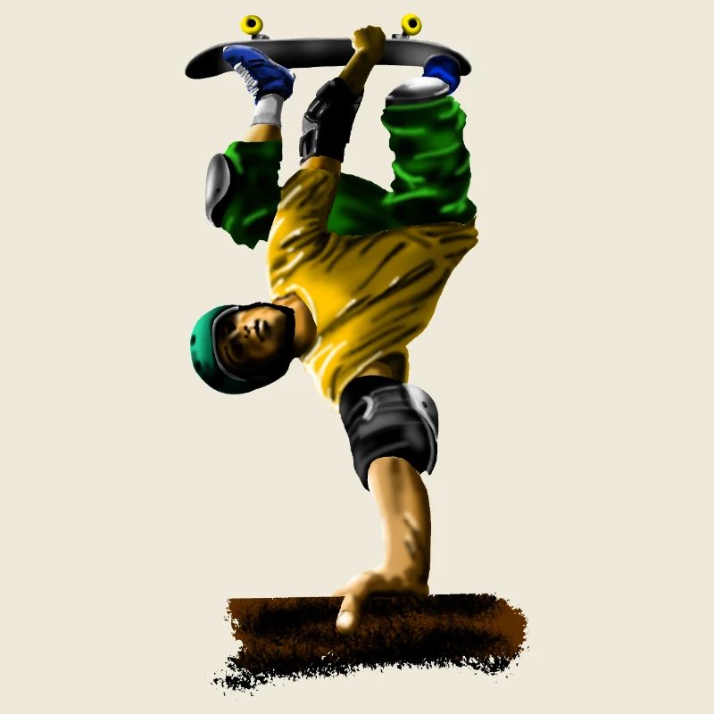 Straßen-Skateboarder Sprung Dynamik