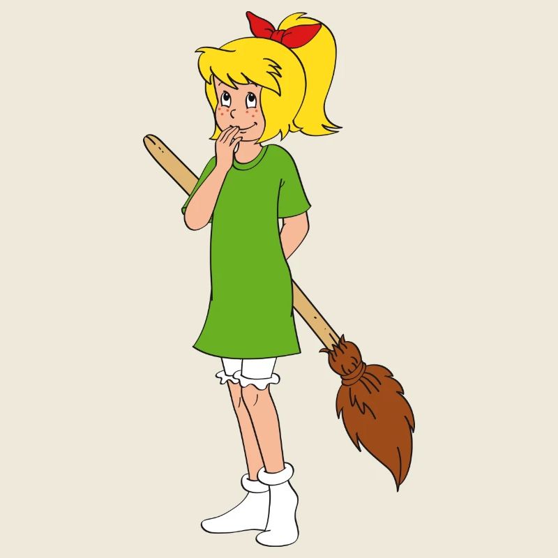 Bibi Blocksberg timide avec purée de pommes de terre