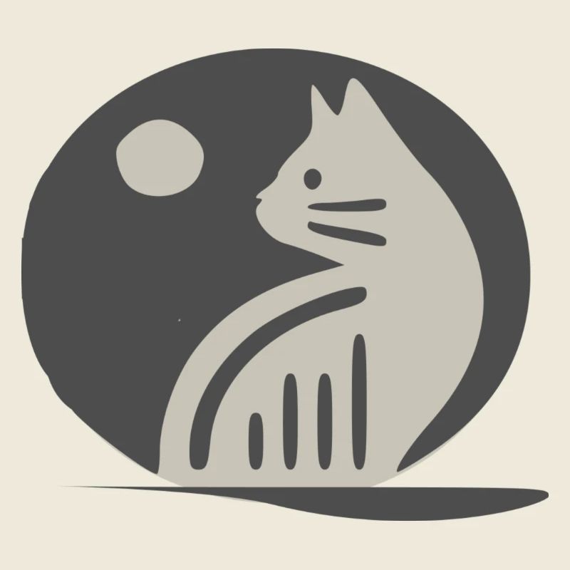Cat silhouette