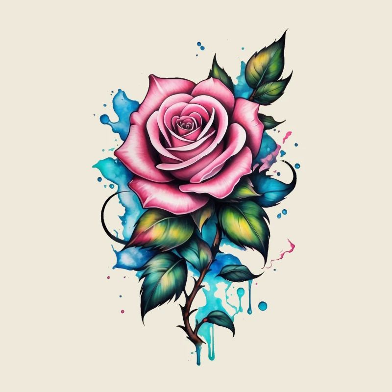 Tatouage Rose