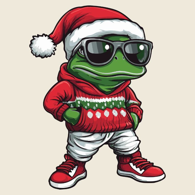 Frog Christmas Ugly Christmas