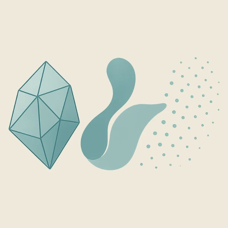 Solid, Liquid, Gaseous - Physics Design 3 Phases