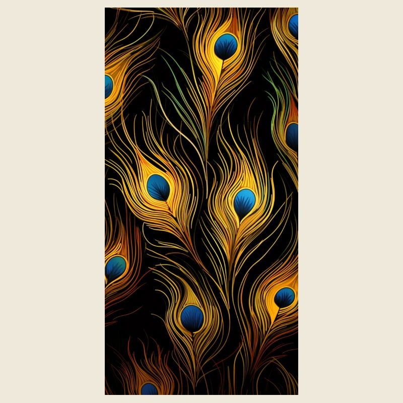 Peacock feathers