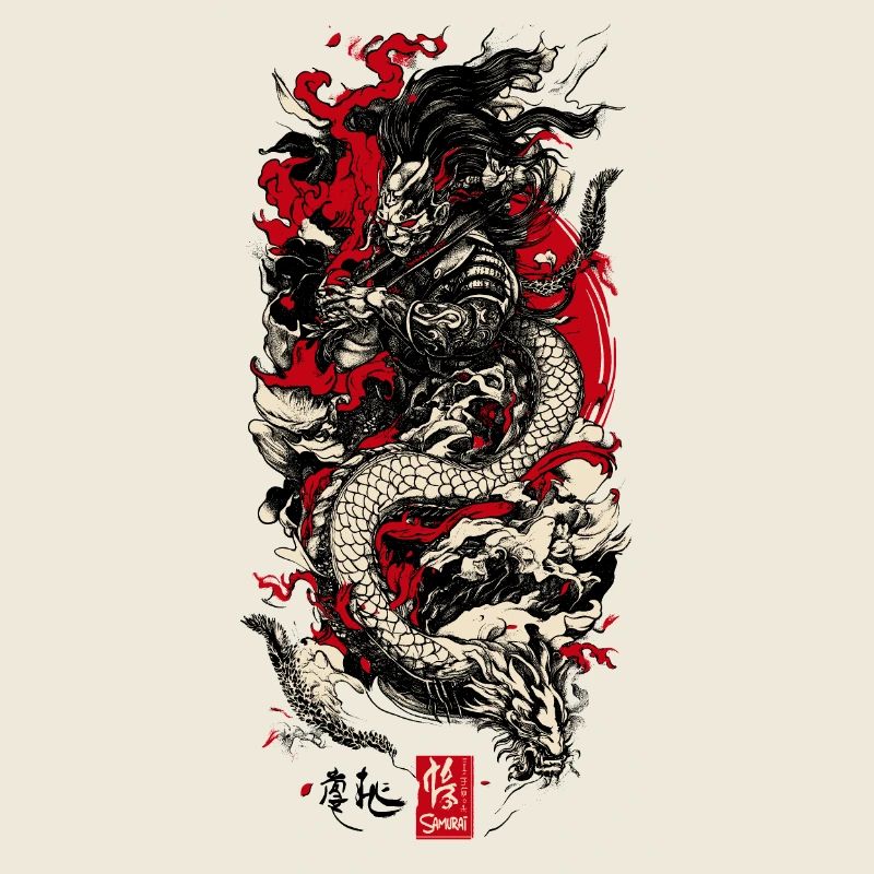 Dragon samouraï