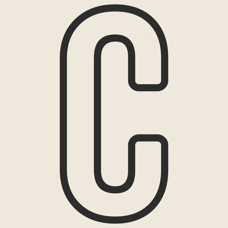 Typodesign de la lettre C