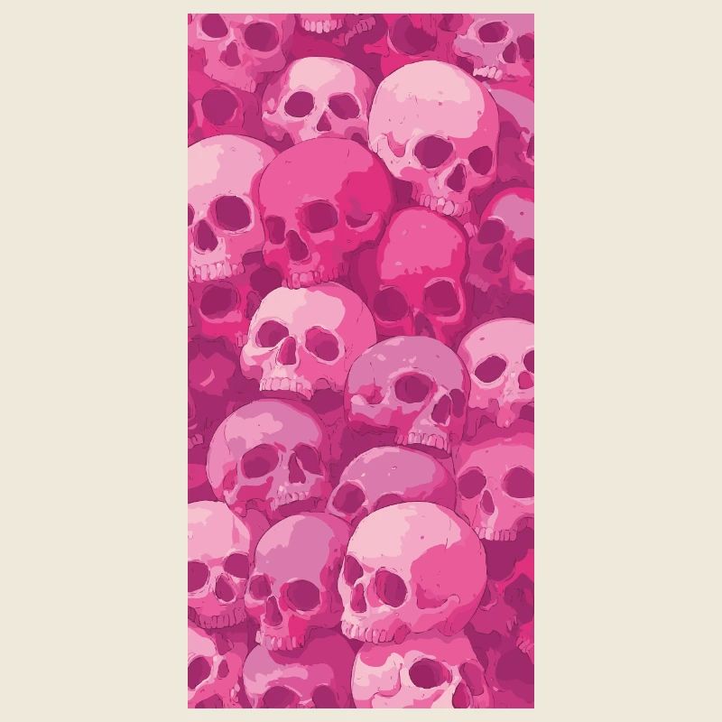 Pink Skull Muster