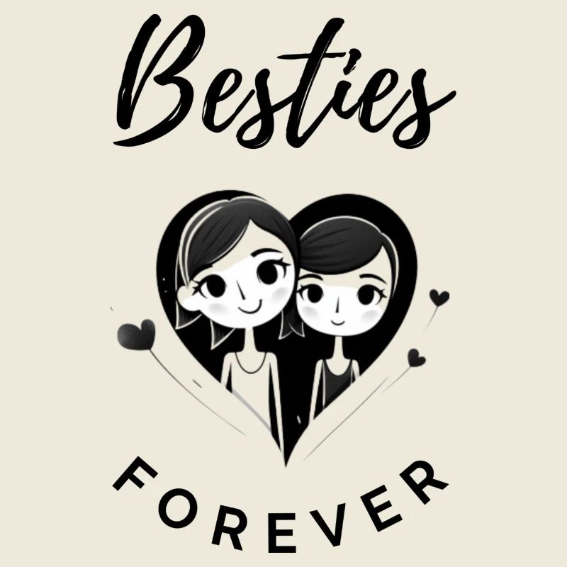 Besties Forever - Affichez Votre Amitié Éternelle