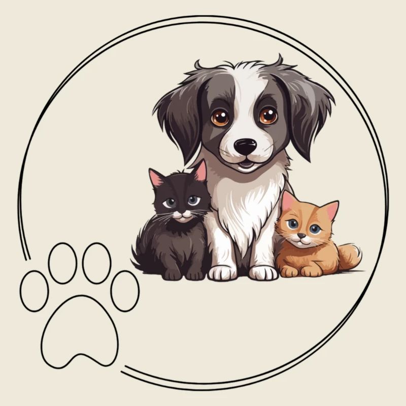 Hunde und Katzeb liebe