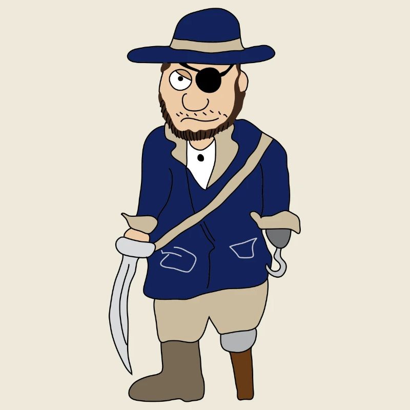 pirates | Pirate | patch oeil pirate jambe de bois