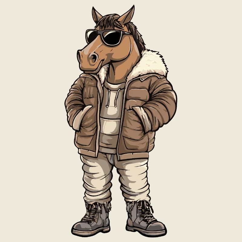 Cheval Cool Hiver