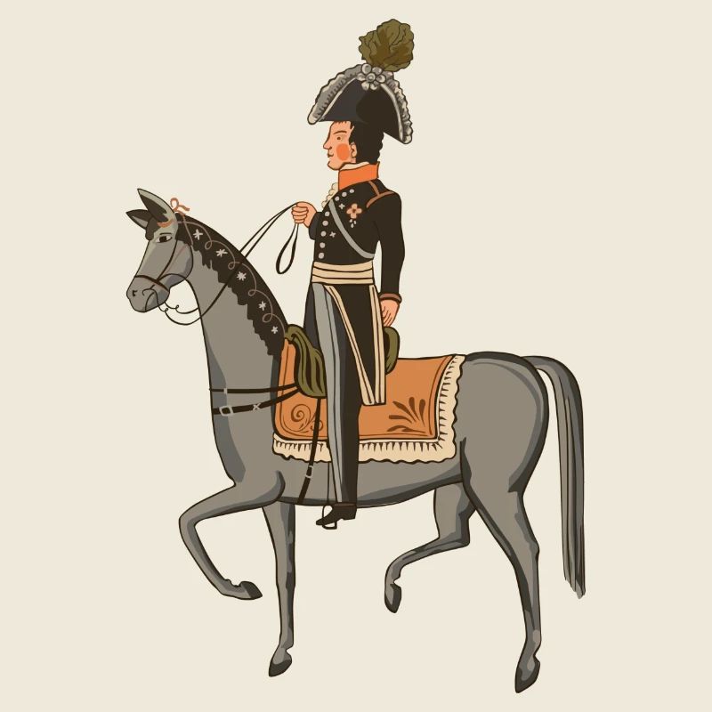 Le roi à cheval